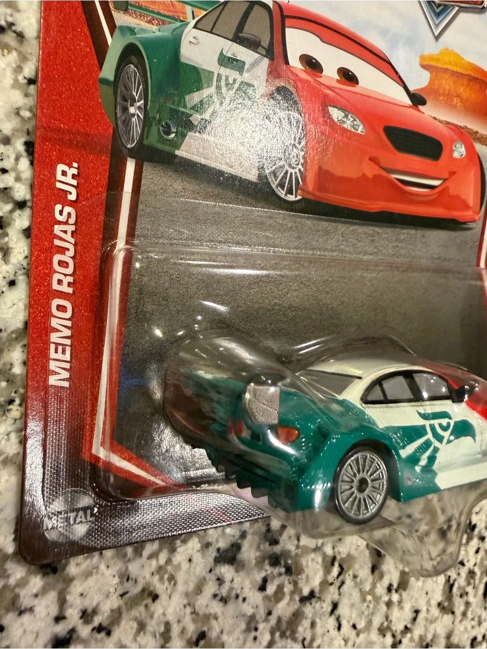 Disney Cars Memo Rojas Jr. Die-Cast Car - Red, Green, White